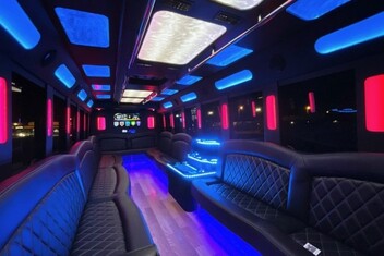 Hemet Limousine Bus Interior