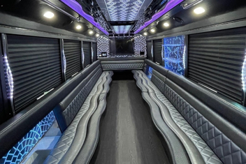 Hemet Party Bus Interior