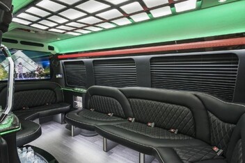 Hemet Sprinter Party Bus Interior
