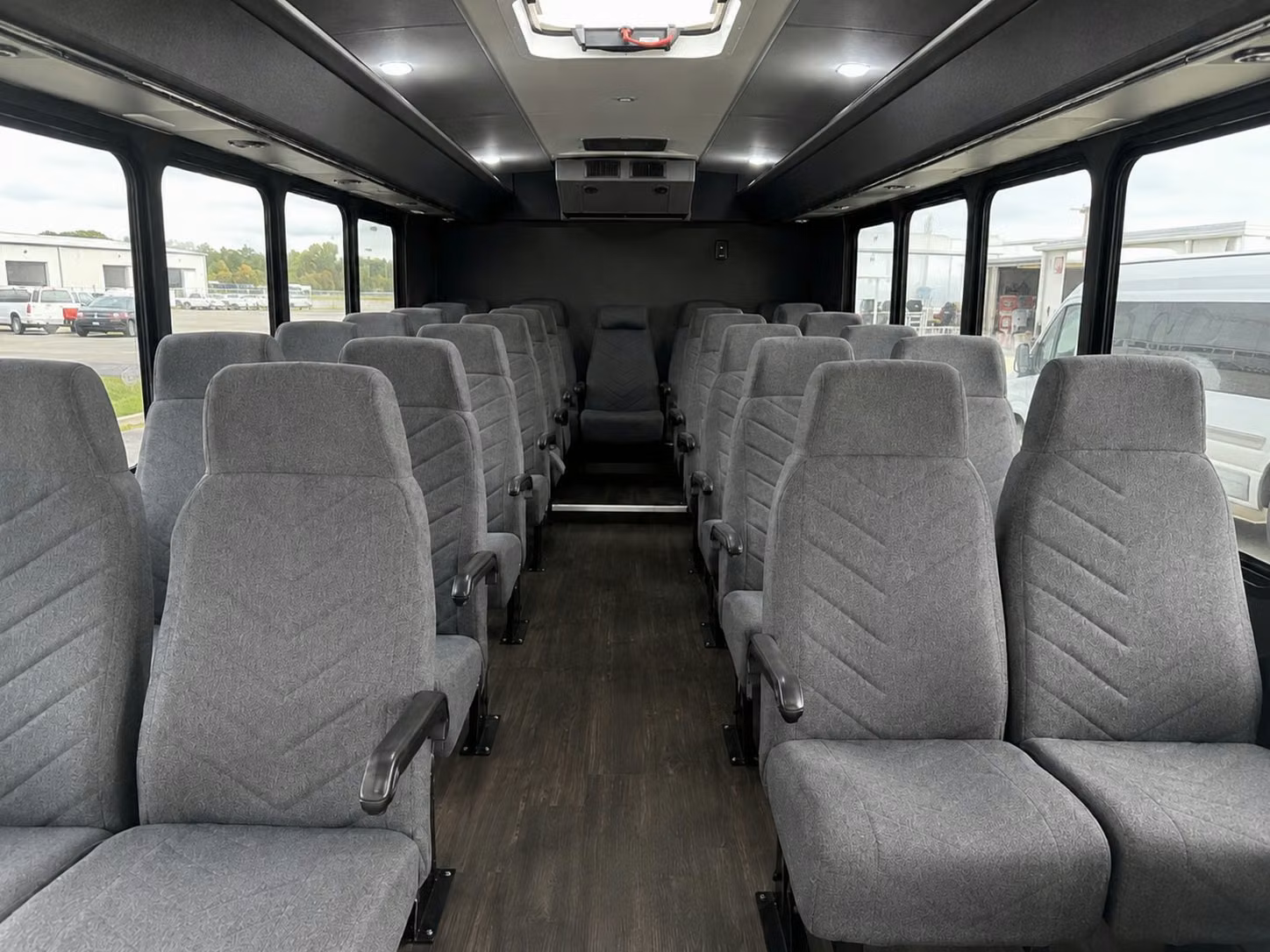15 passenger minibus inside