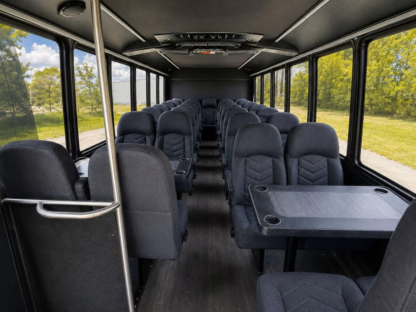 18 passenger minibus interior