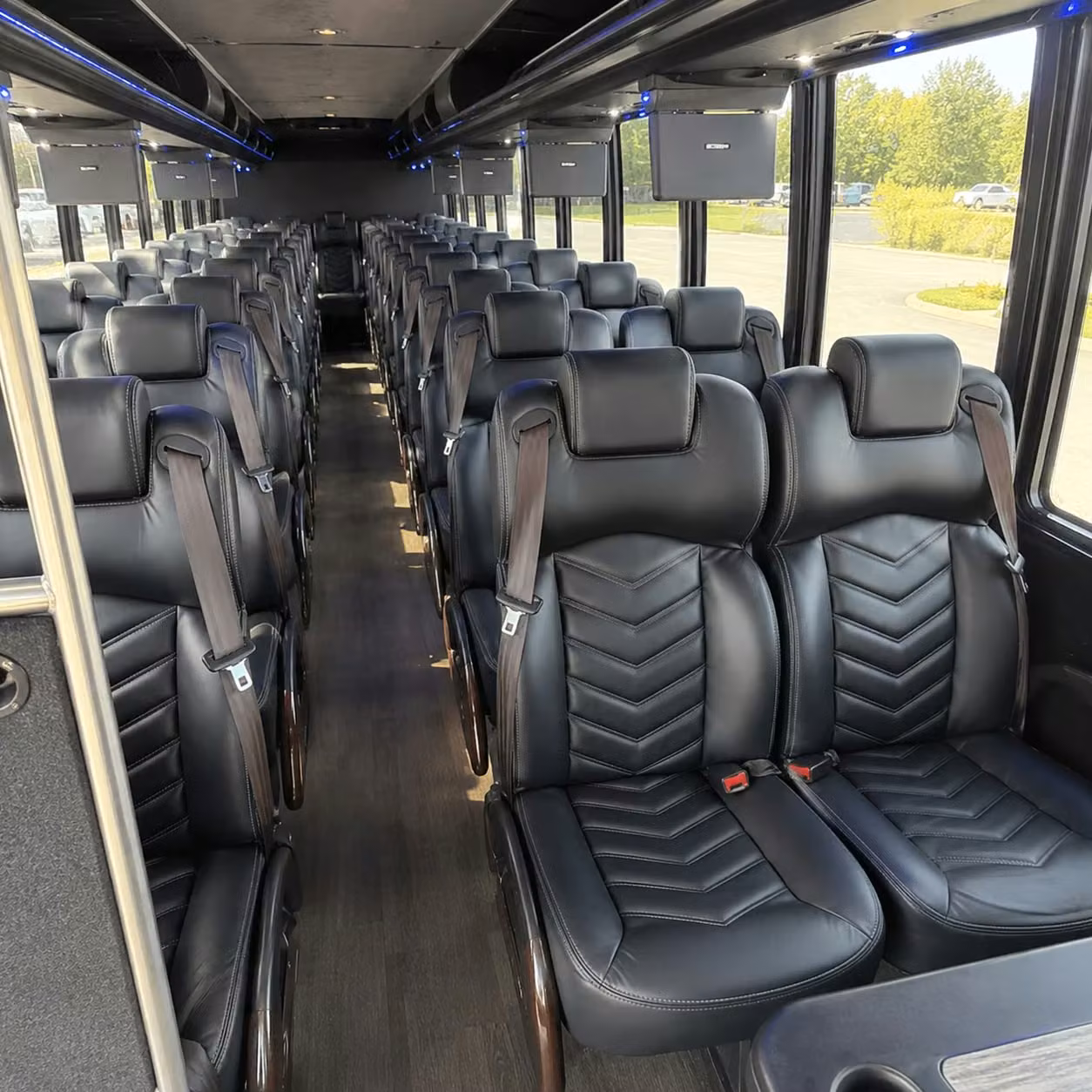 25 passenger minibus interior