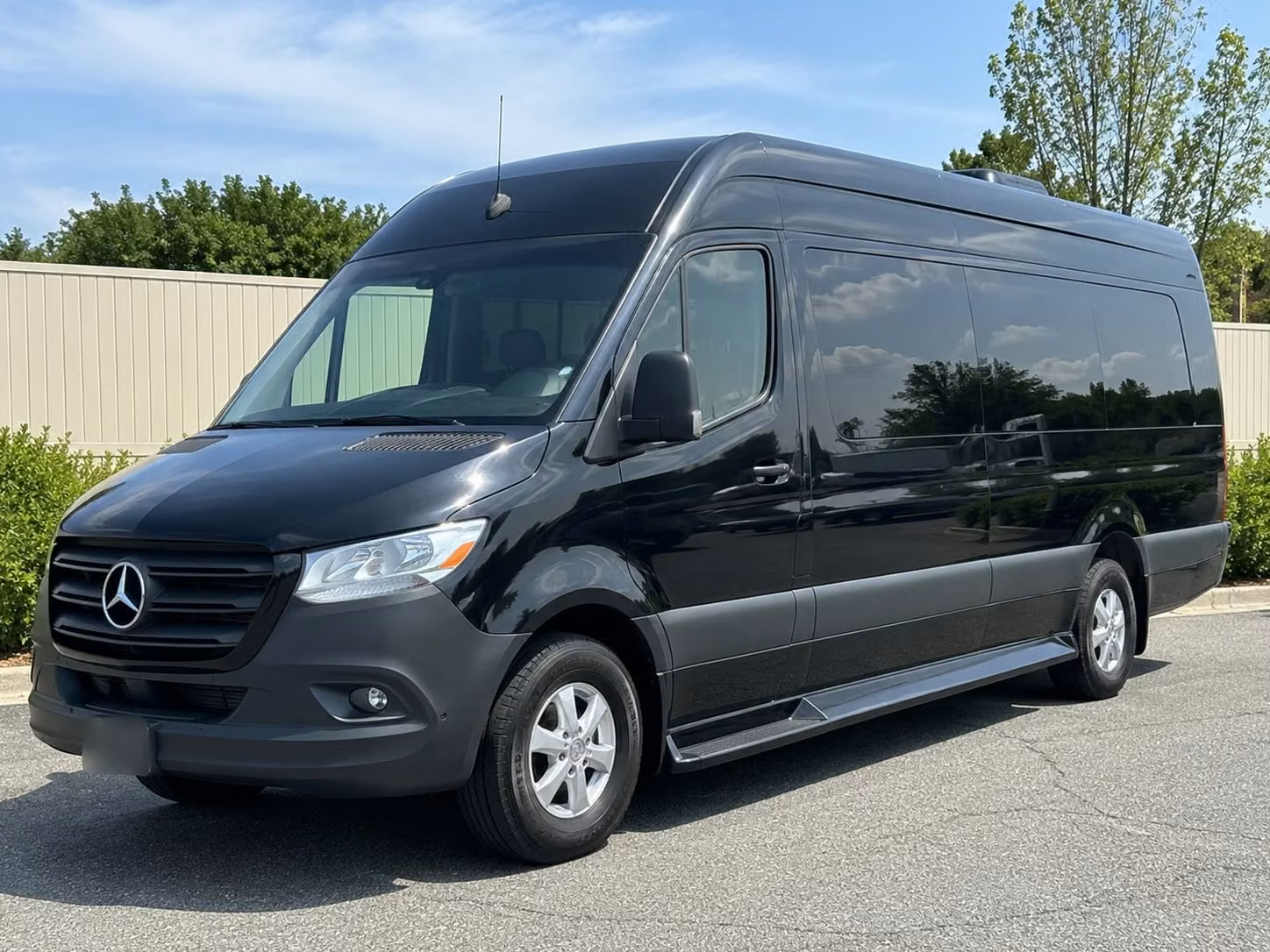 sprinter van with driver